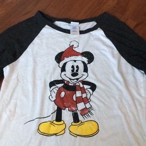 DISNEY Christmas Mickey Half Sleeve
